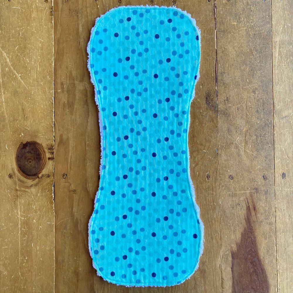Brand new never used handmade baby boy burp cloths, soft and absorbent burp rags - Picture 3 of 10